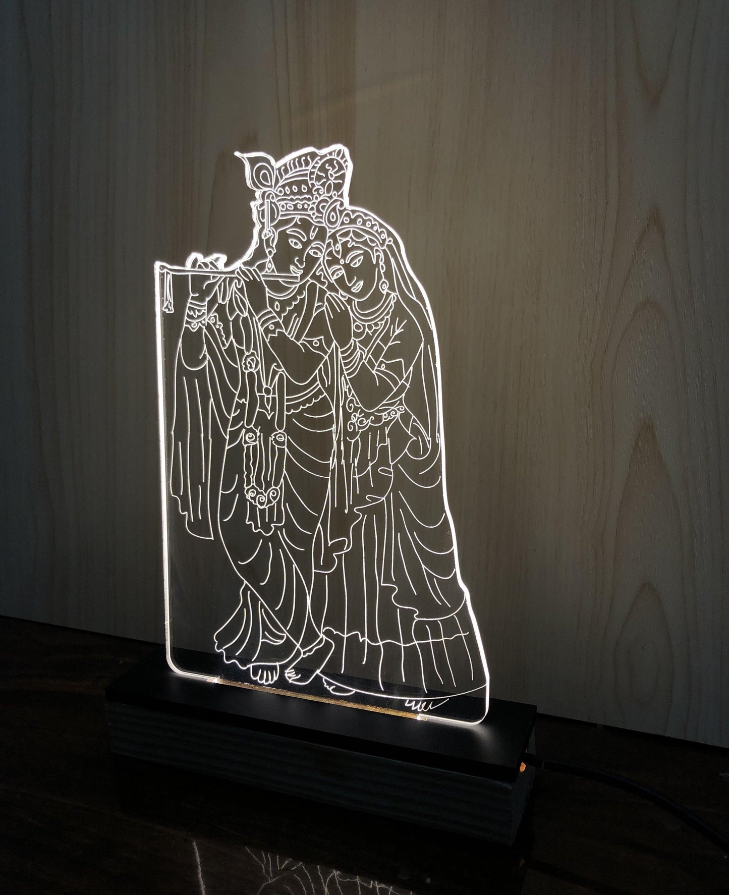 Radha Krishan night lamp - Makkar & Brothers