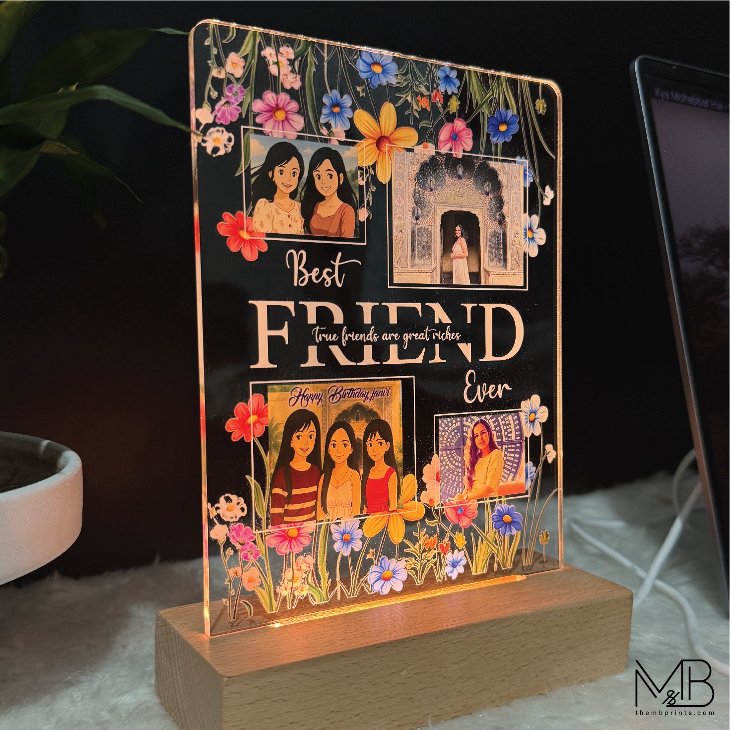 Best Friend Forever lamp