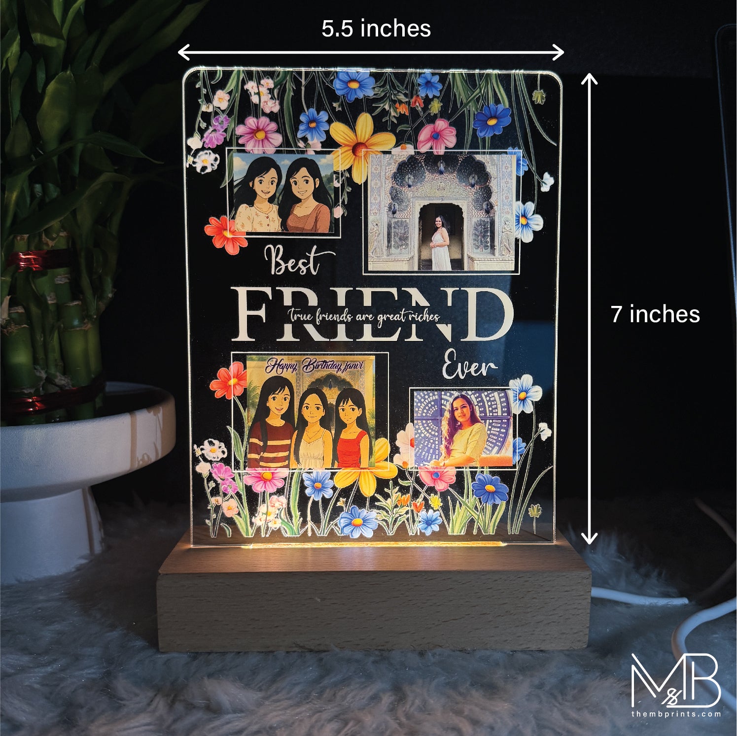 Best Friend Forever lamp