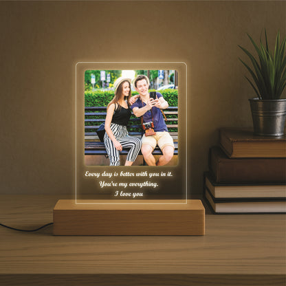 Custom Picture Lamp with Text Lamp
