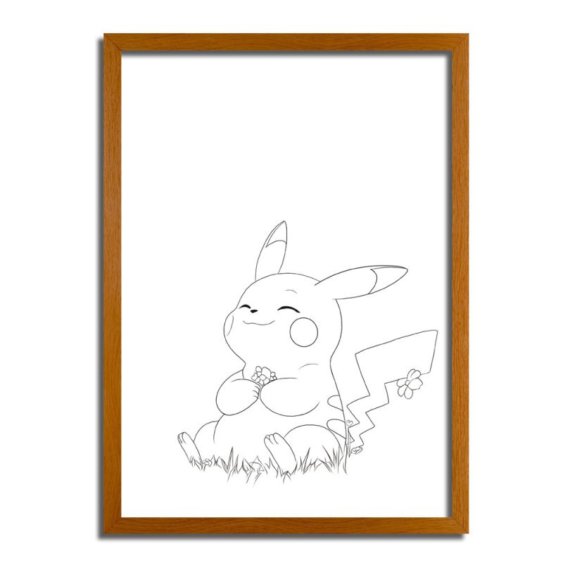 Pokémon Pikachu in Sunshine - Pokémon LED Light Painting Lamp Artwork 4D Lamp