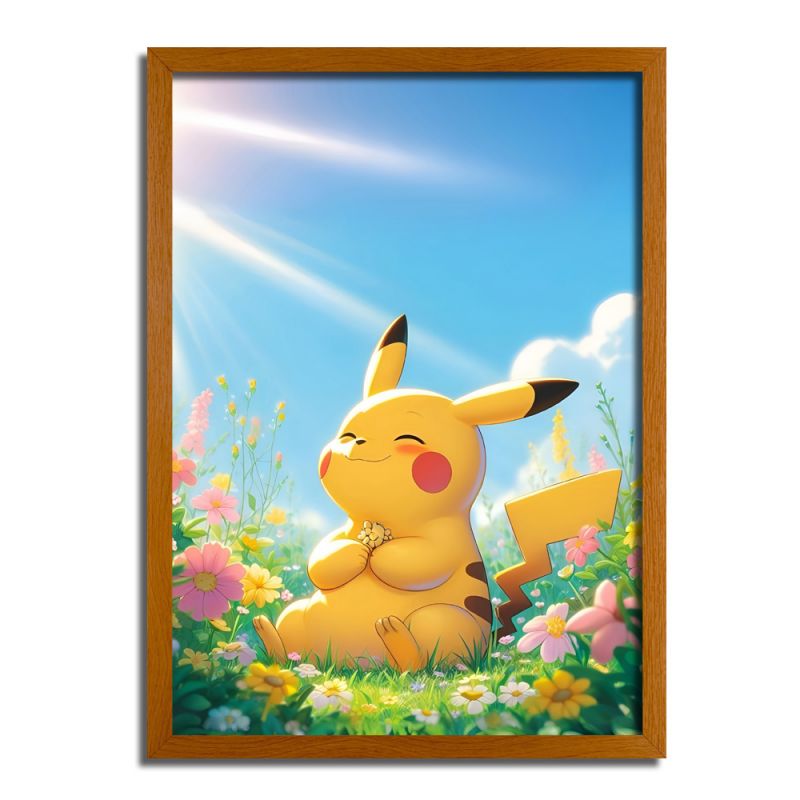 Pokémon Pikachu in Sunshine - Pokémon LED Light Painting Lamp Artwork 4D Lamp