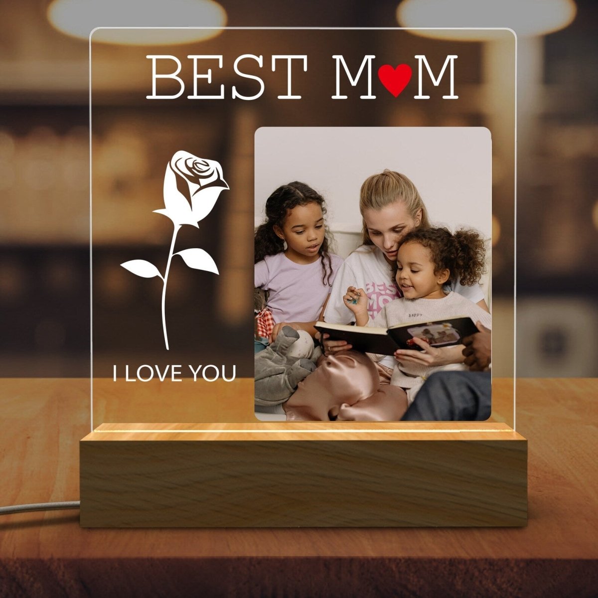 Best Mom Lamp - The MB Prints Best Mom Lamp