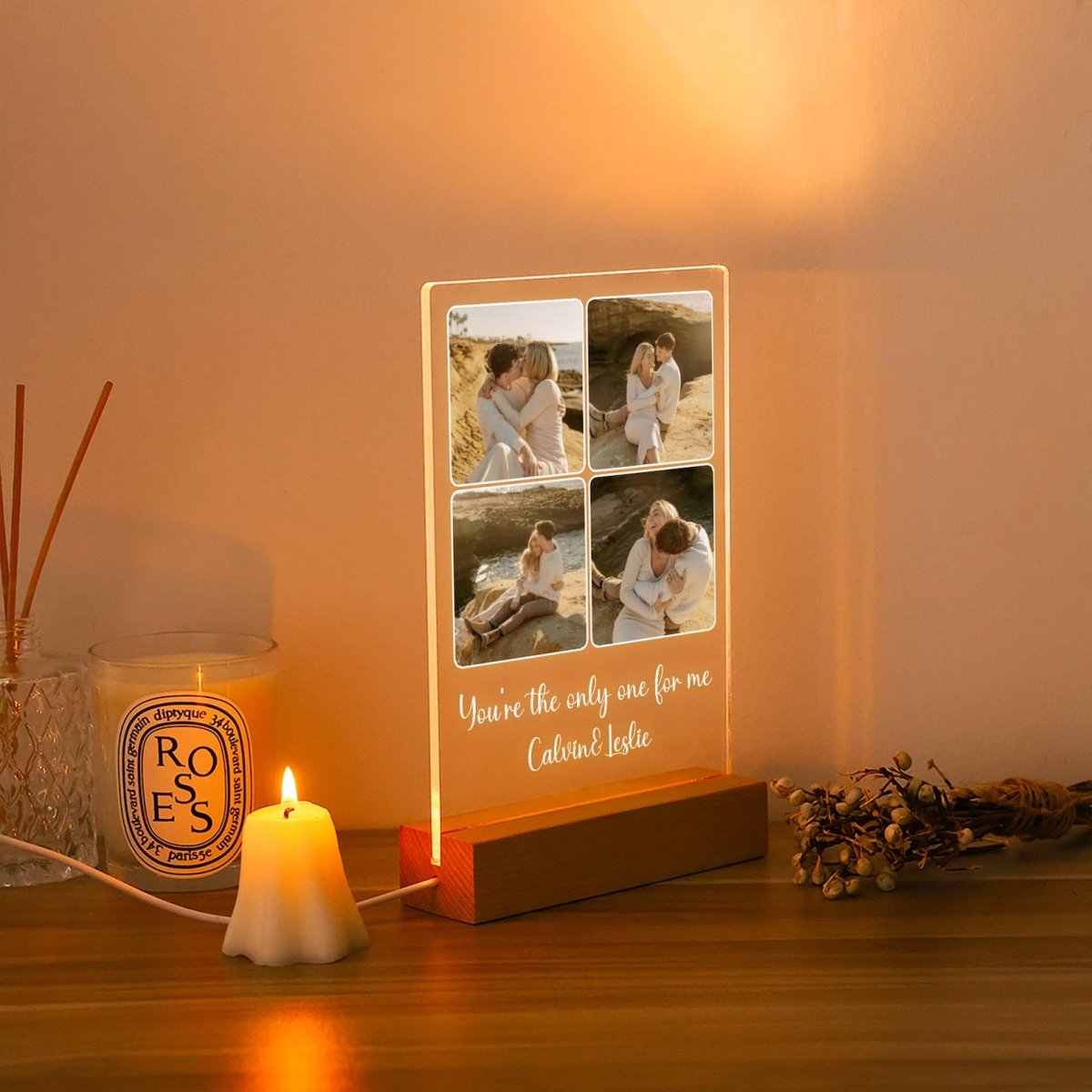 Collage UV printed Custom lamp - The MB Prints Collage UV printed Custom lamp