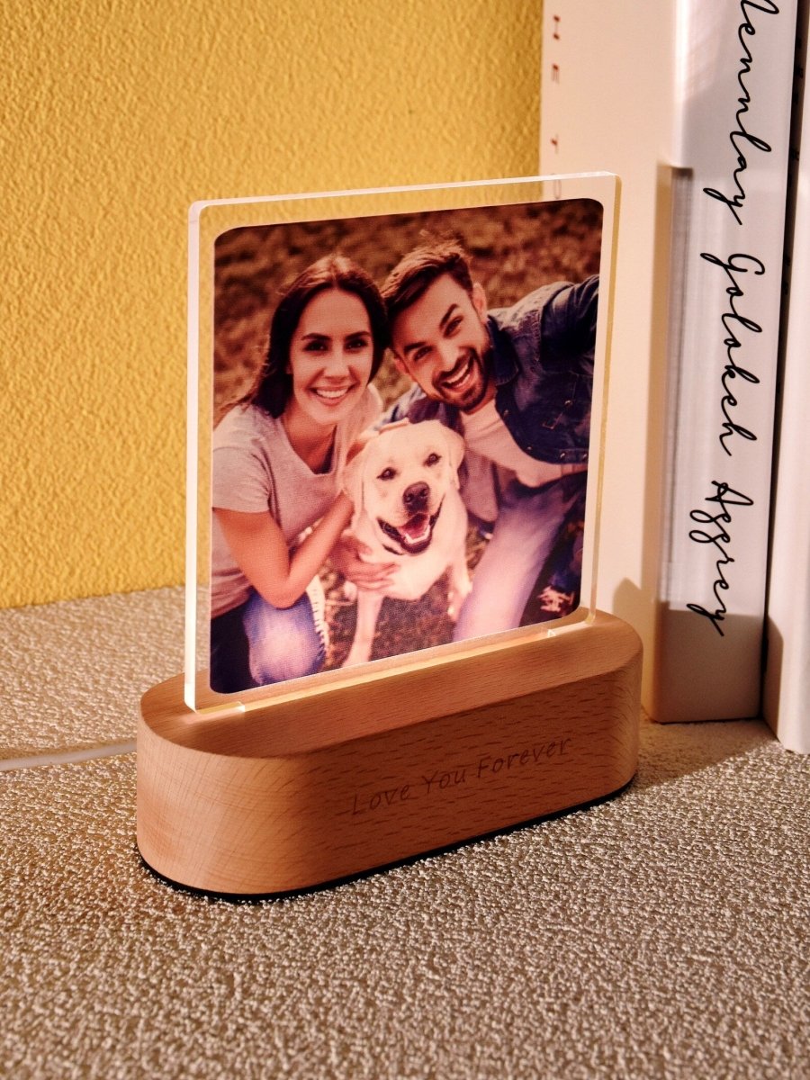 Custom 3D LED Photo Lamp Printed - The MB Prints Custom 3D LED Photo Lamp Printed