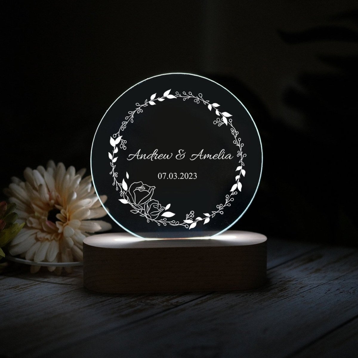 Custom Wedding Lamp - The MB Prints Custom Wedding Lamp