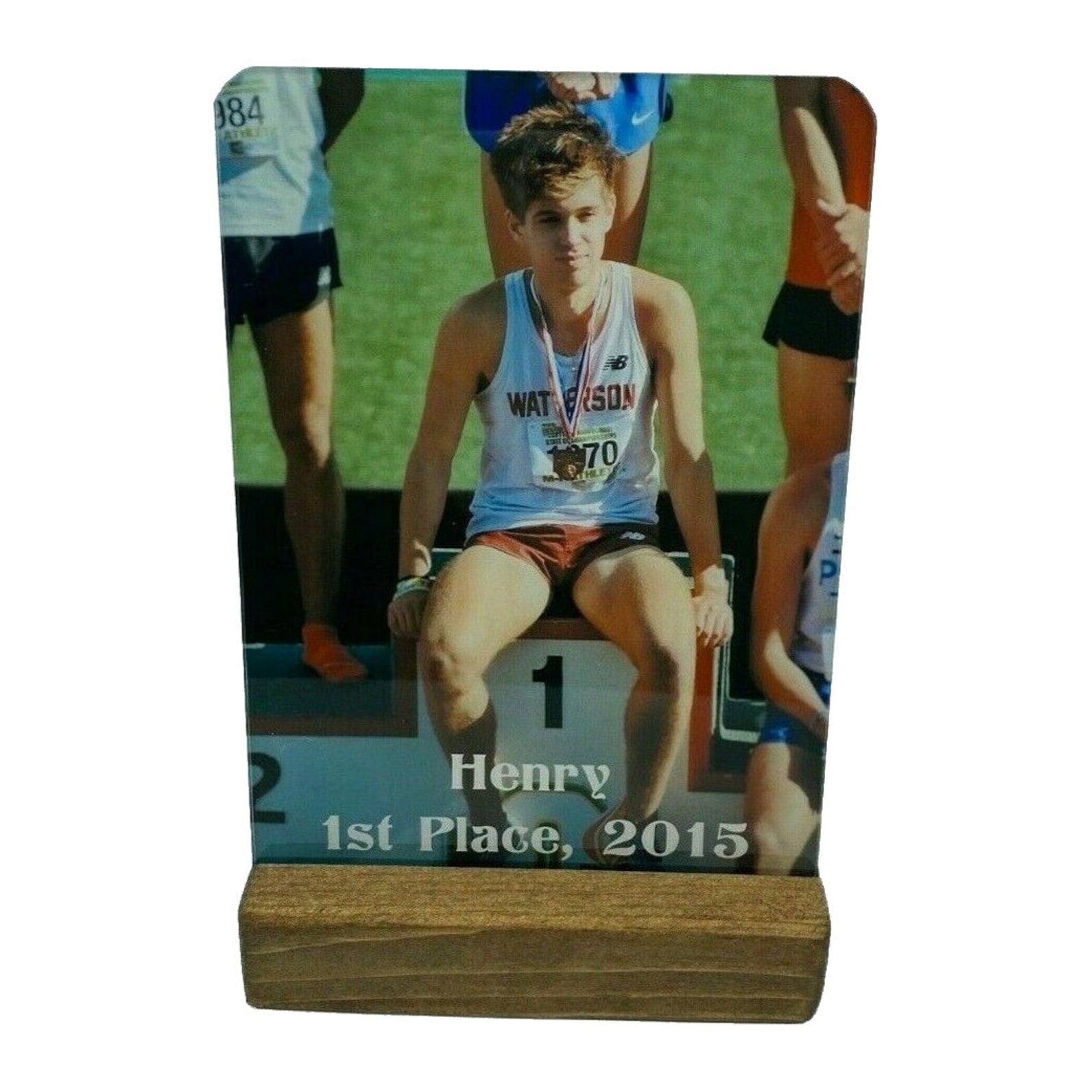 Large Custom  Picture Photo Frame Table Desk Stand
