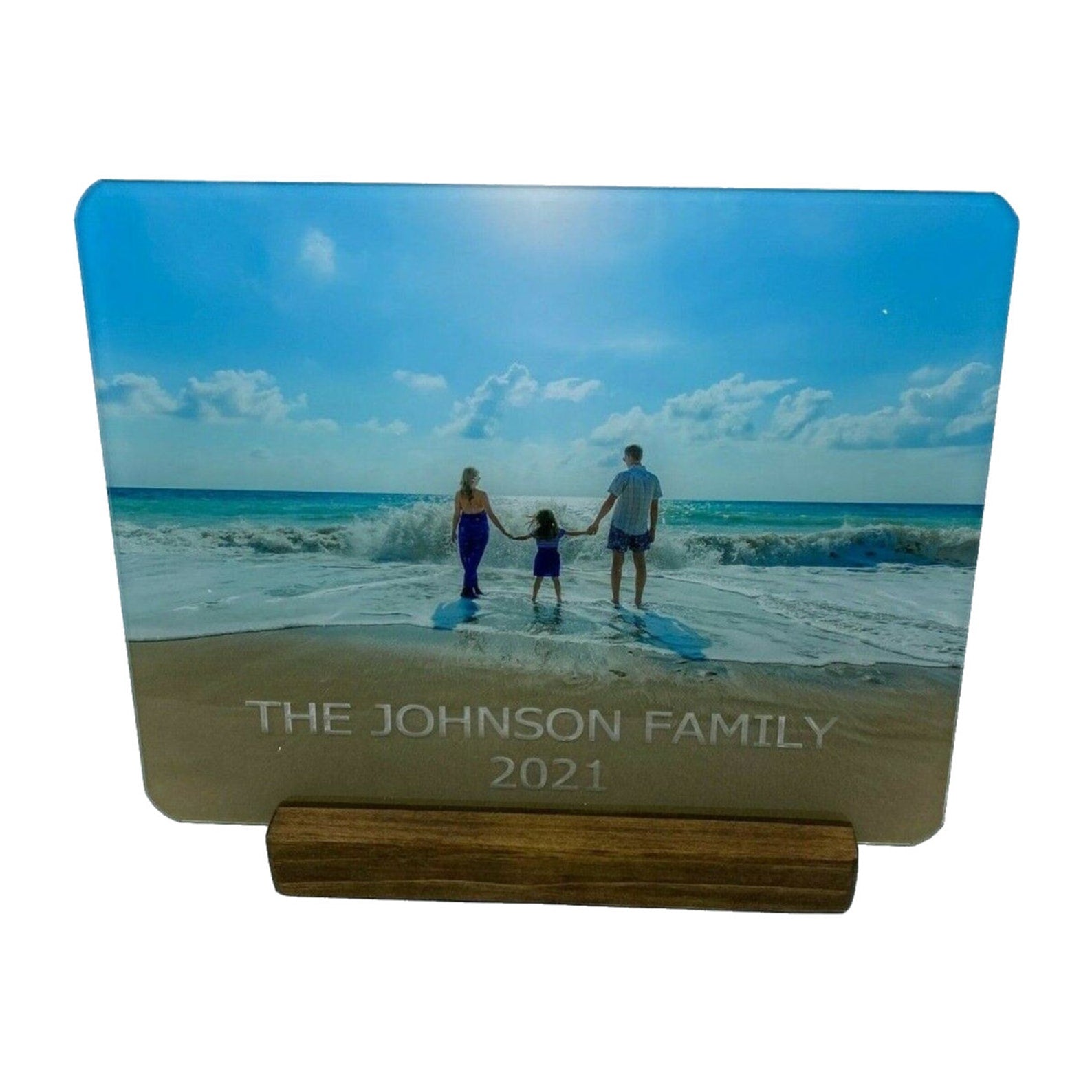 Large Custom  Picture Photo Frame Table Desk Stand