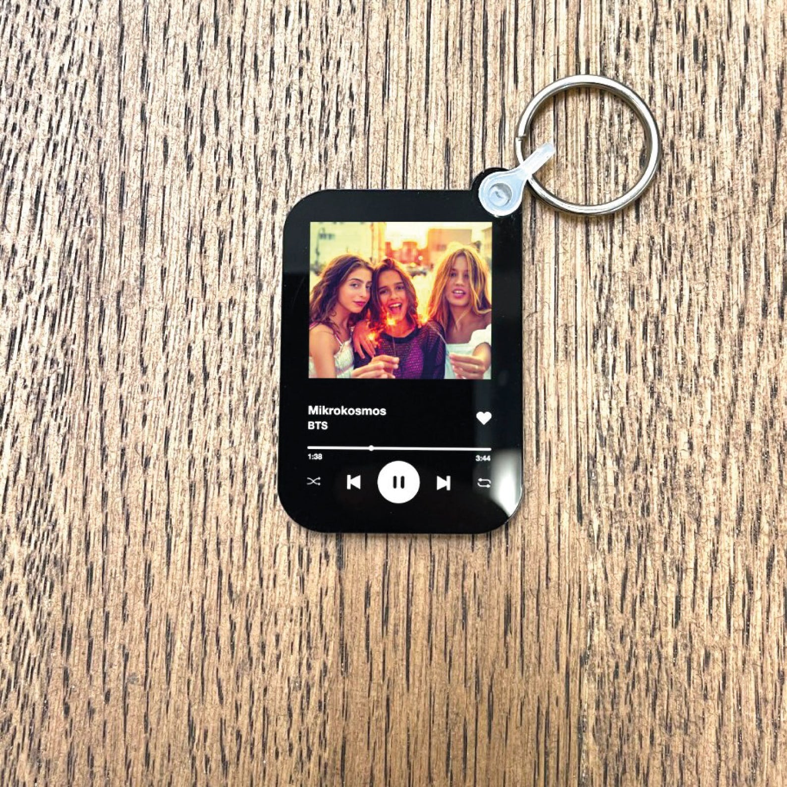 Personalized Music Keychain