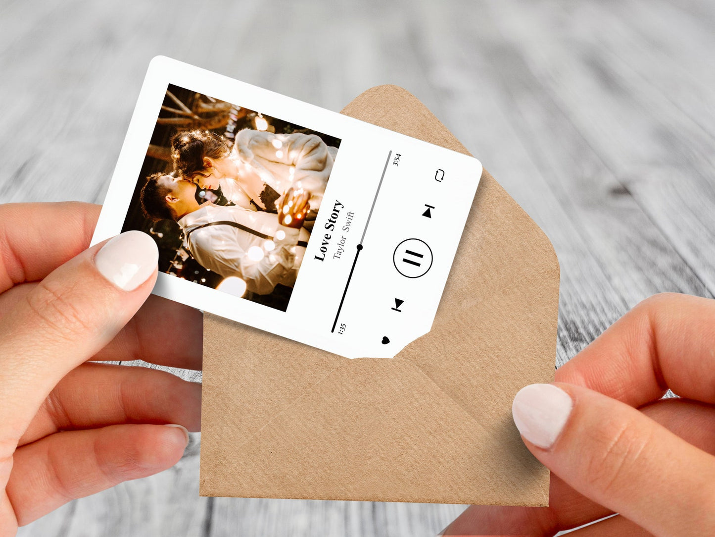 Your Song & Photo Wallet Card