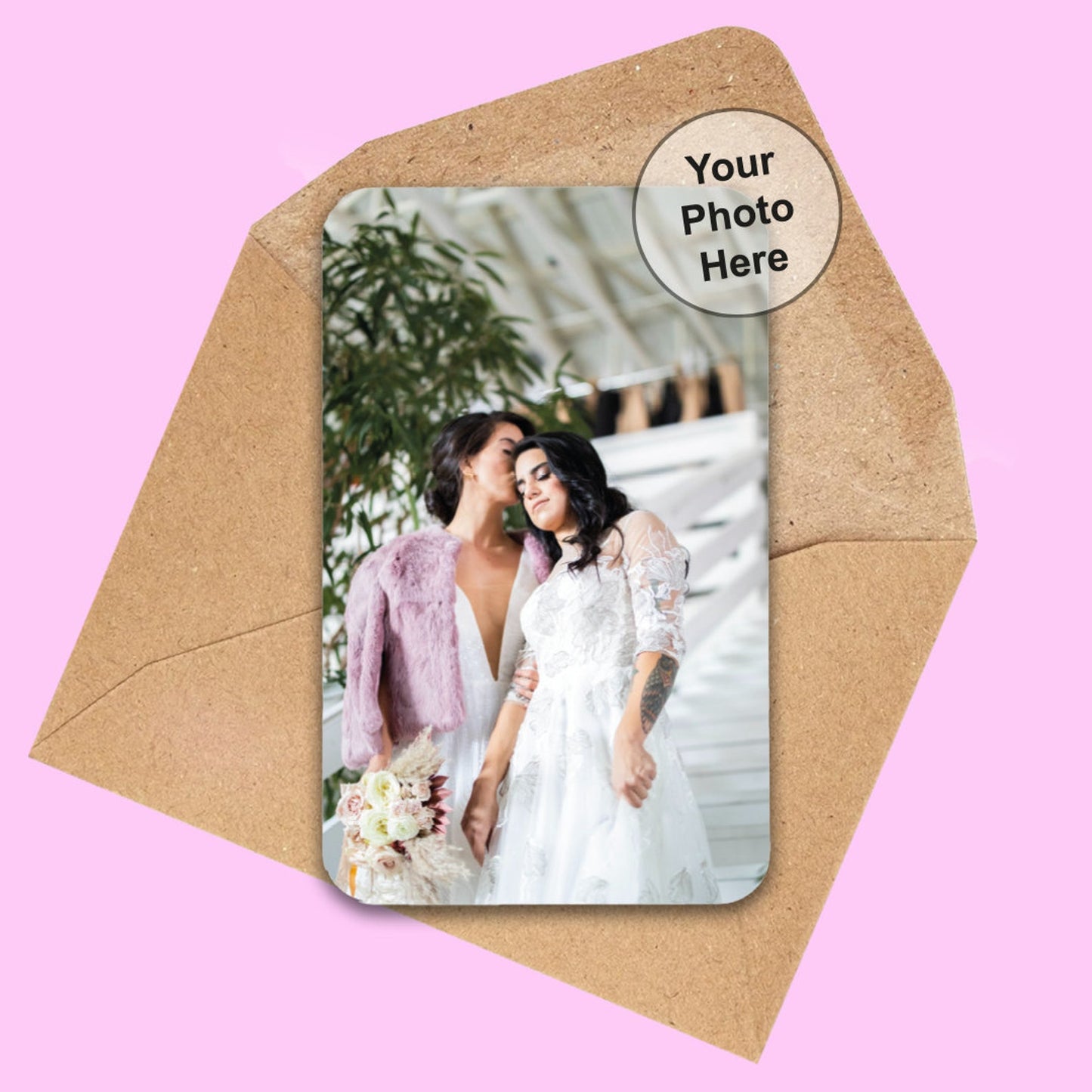 Double Side Photo Printed Wallet Cards