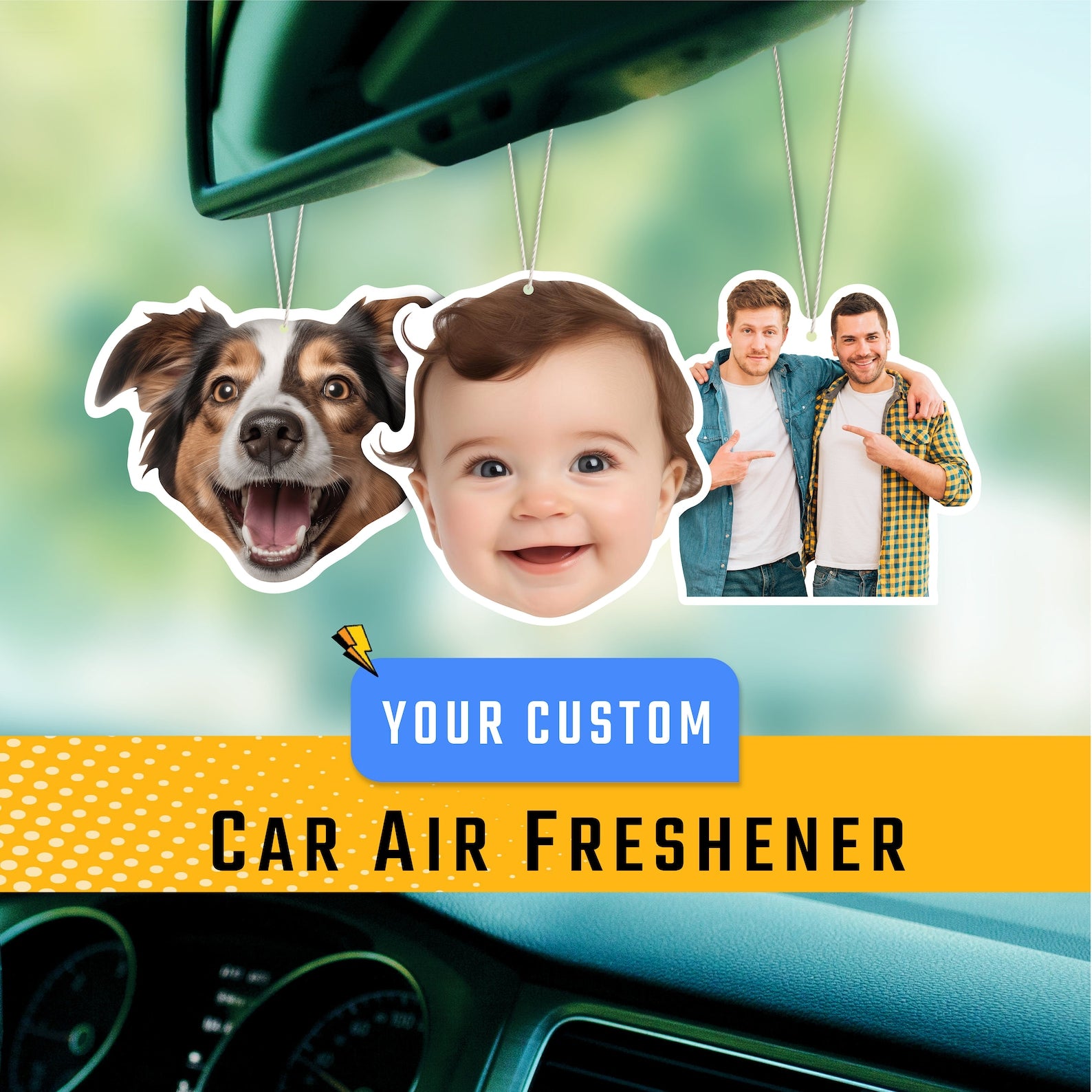 Custom Cut-out Car Hanger