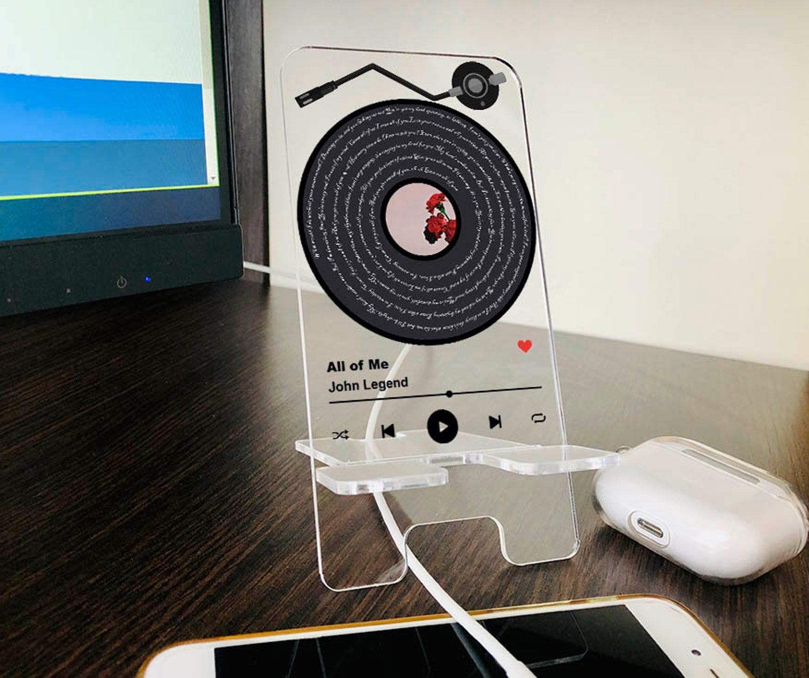 Personalized Song Custom Phone Stand
