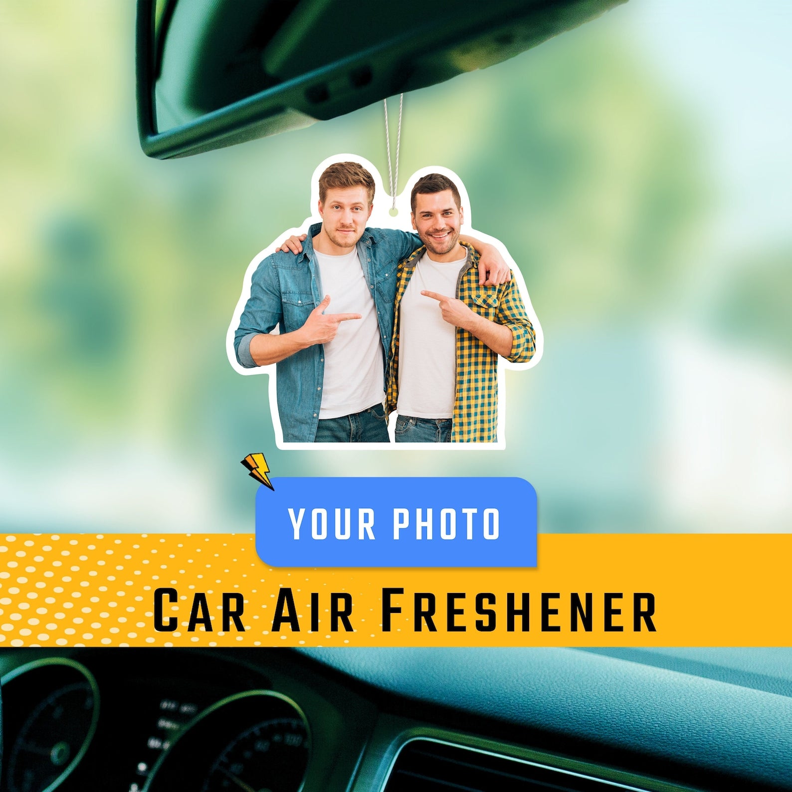 Custom Cut-out Car Hanger