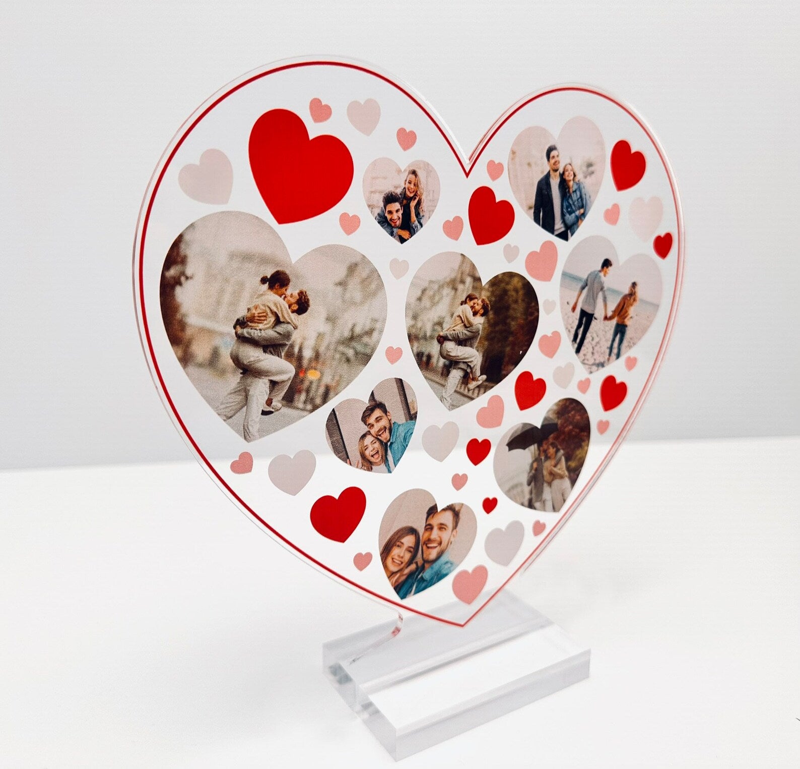 Personalized Heart Photo Stand