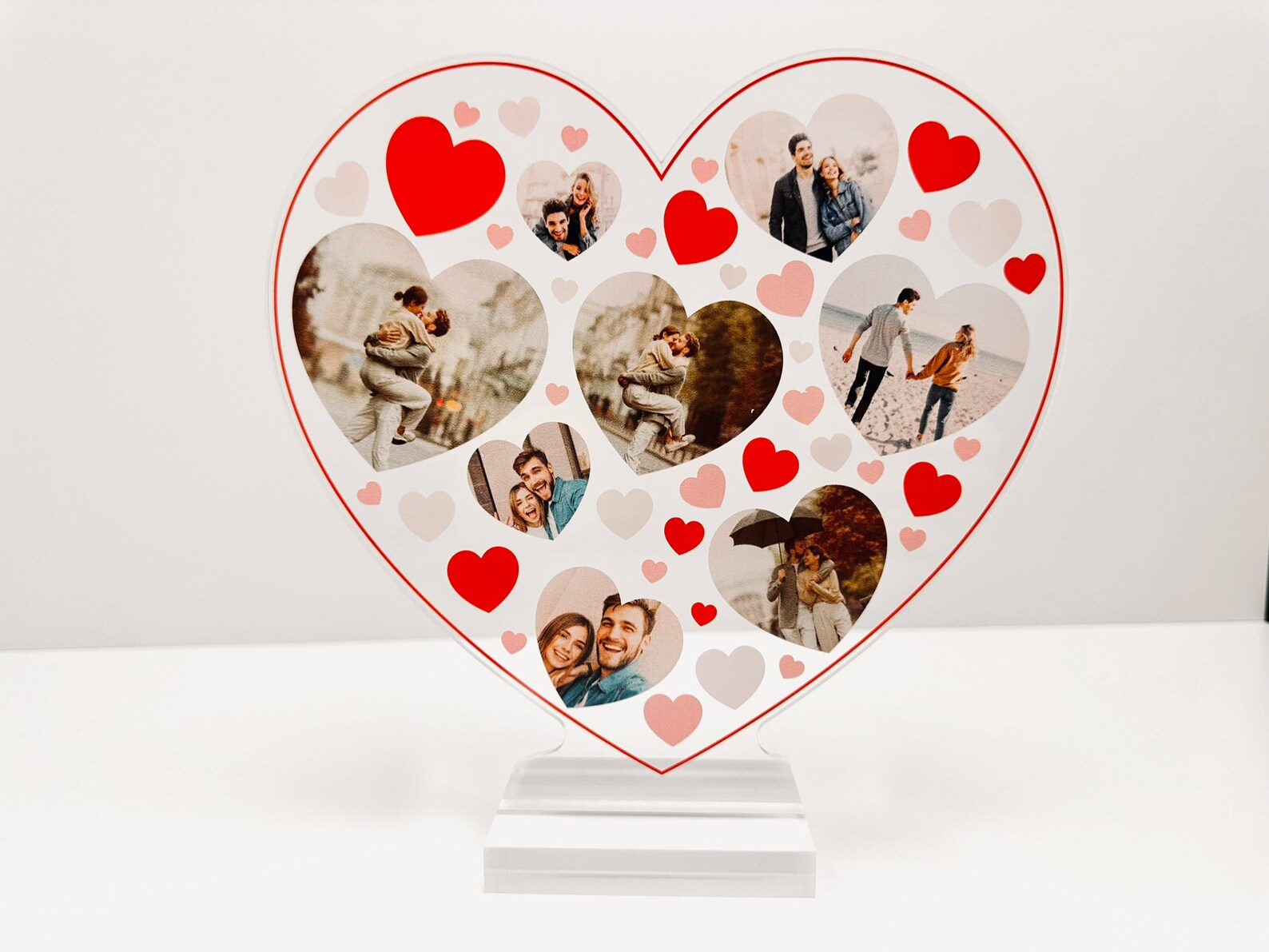 Personalized Heart Photo Stand