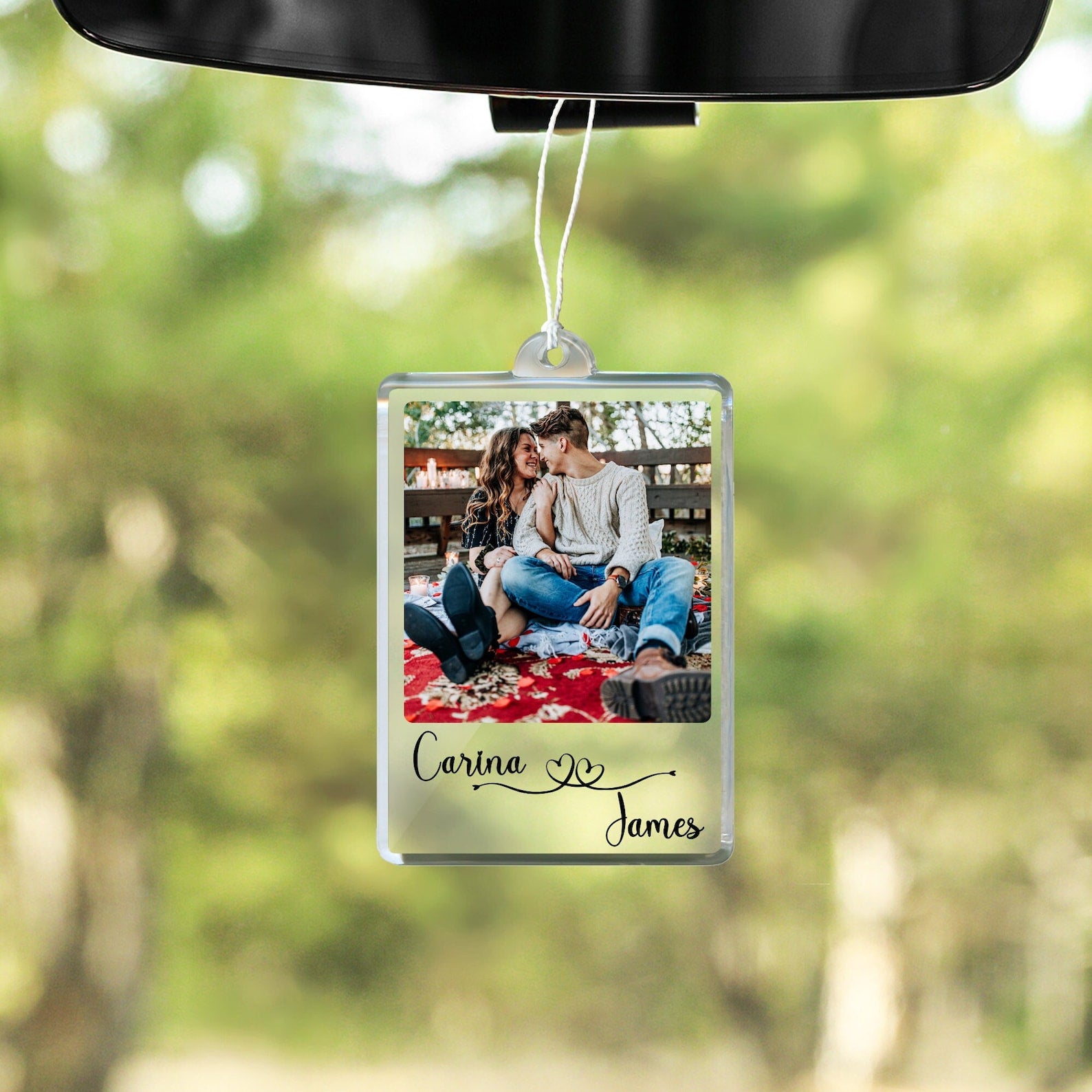 Couple Car hanging