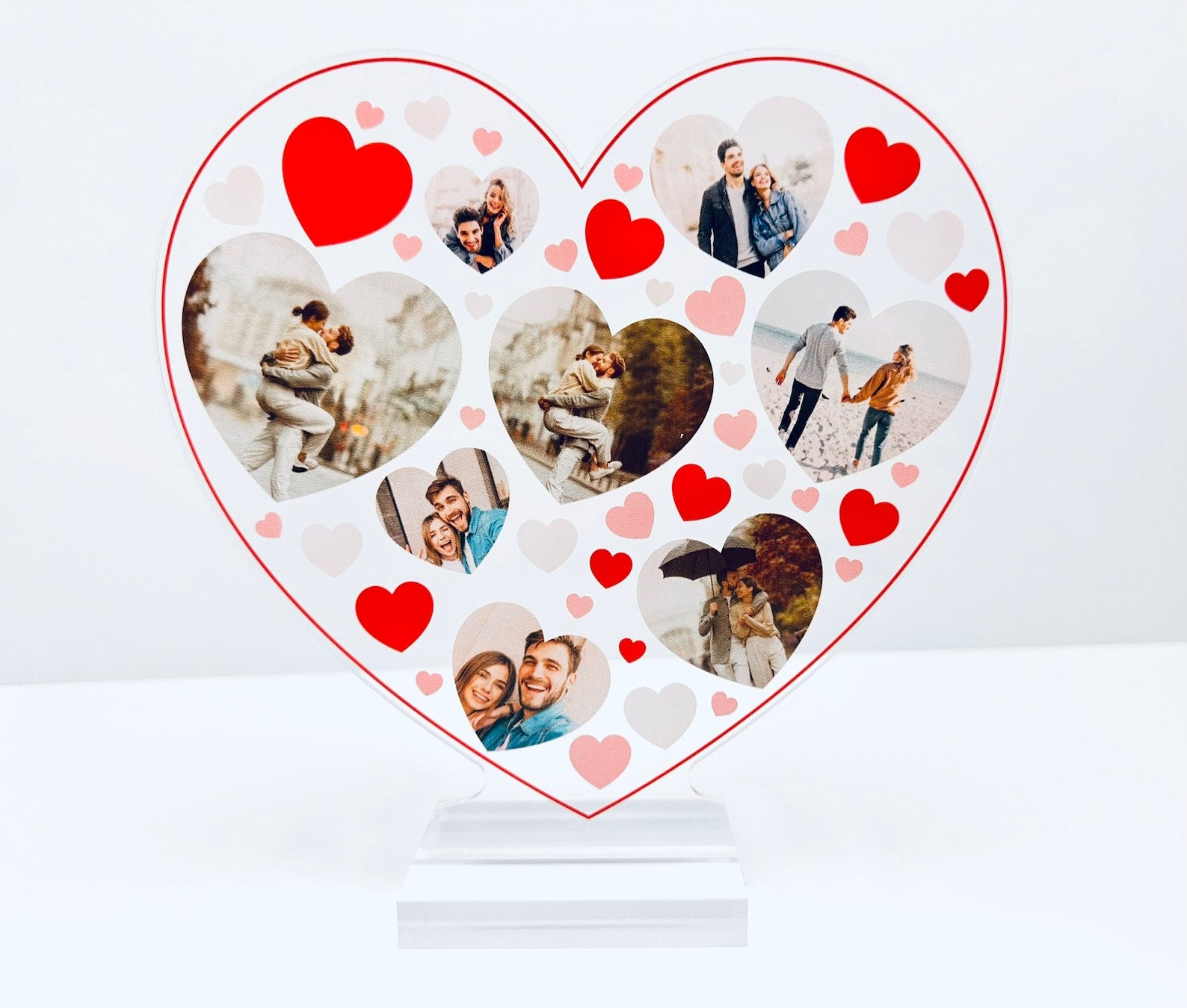 Personalized Heart Photo Stand