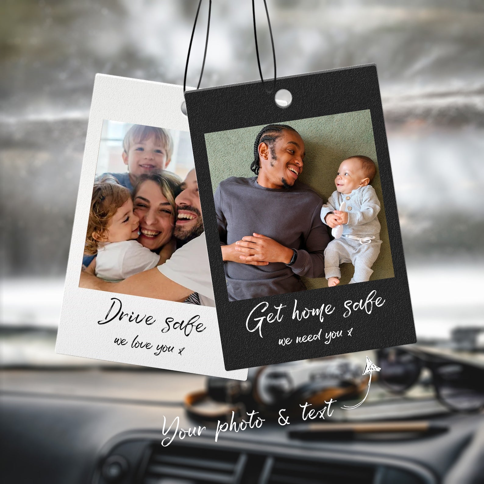 Personalize Car Accessory Gift with Text