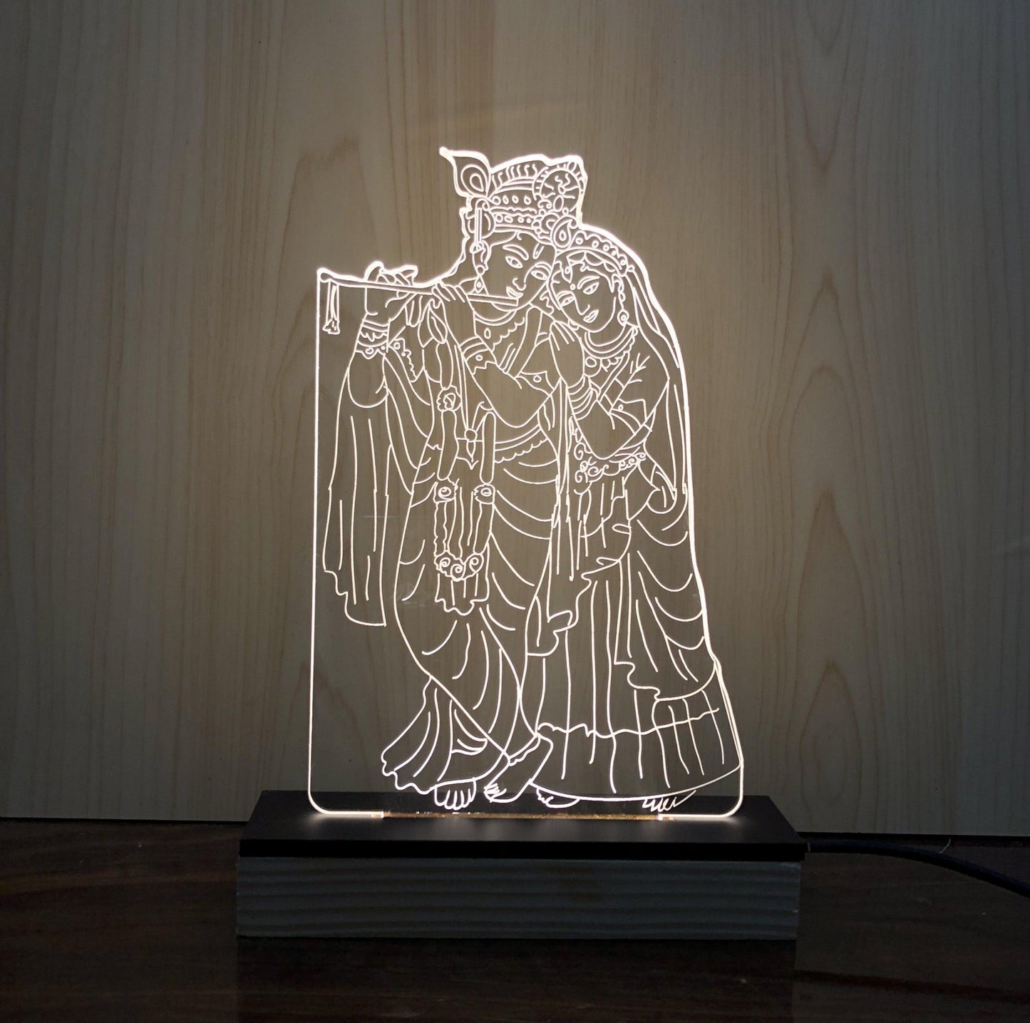 Radha Krishan night lamp - Makkar & Brothers