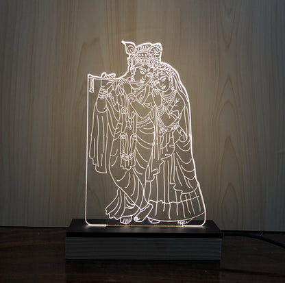 Radha Krishan night lamp - Makkar & Brothers
