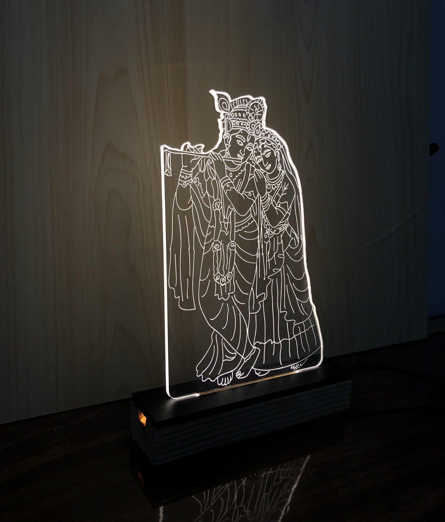 Radha Krishan night lamp - Makkar & Brothers